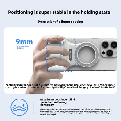 Magsafe Phone Camera Grip with Stepless Zoom