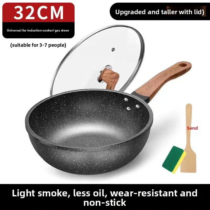 Maifan Stone Non-stick Wok for Induction and Gas Stove