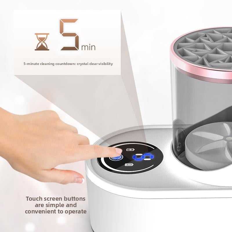 Makeup brush cleaning machine