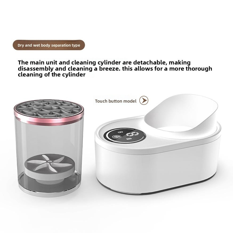 Makeup brush cleaning machine