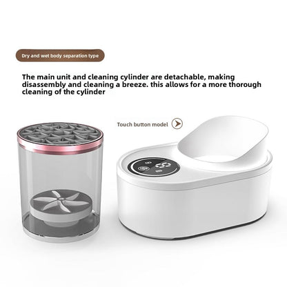 Makeup brush cleaning machine