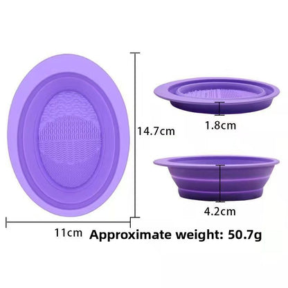 makeup brush cleaning pad