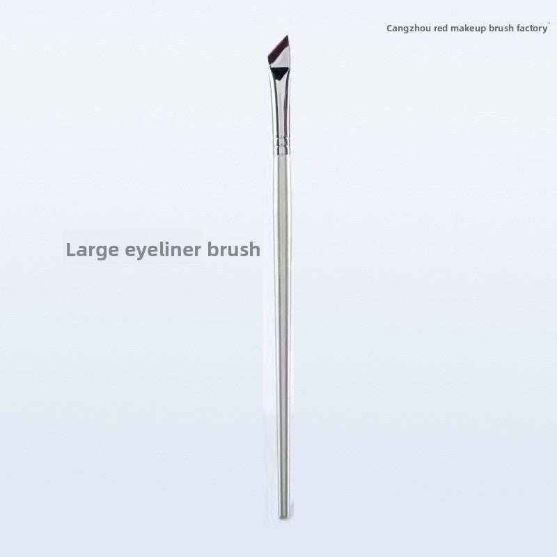 Makeup Brush Set with Eyeliner, Eyebrow, and Nose Shadow Brushes