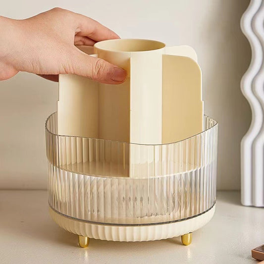 Makeup brush storage case