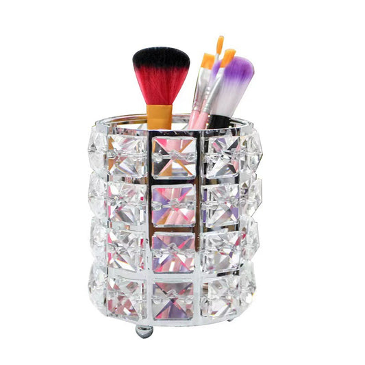 Makeup brush storage case
