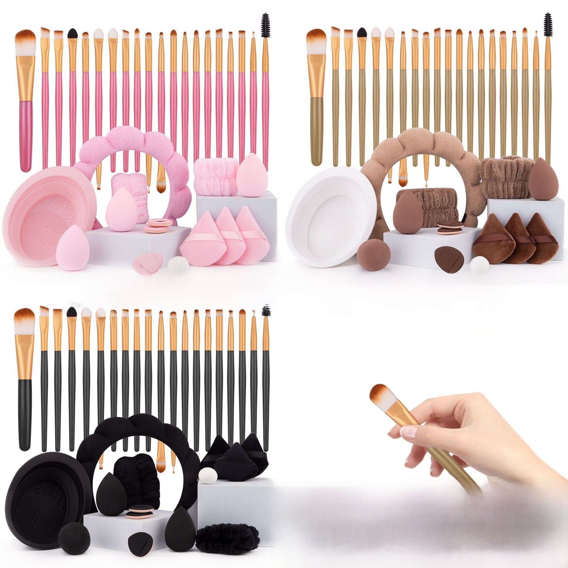 Makeup brush suit