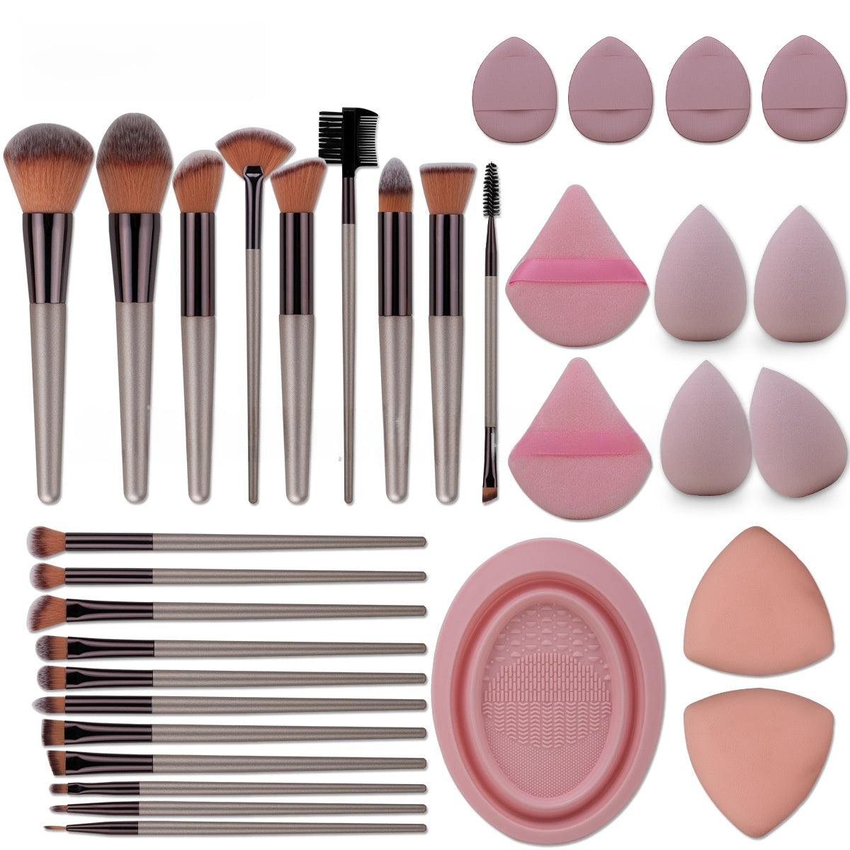 Makeup brush suit