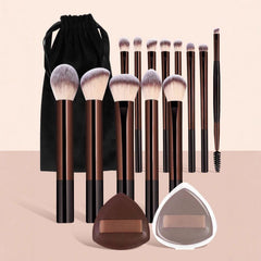 Brown 13-Pcs Brush Set