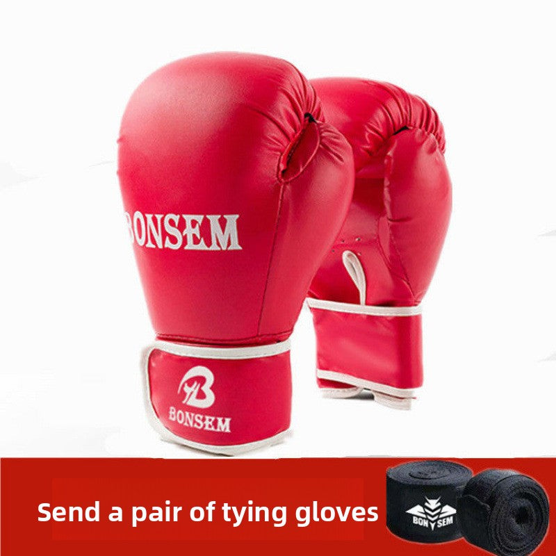 Male and female adult boxing gloves