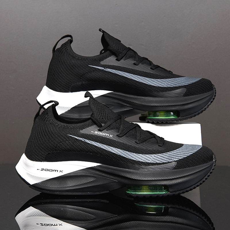 Male students wearing sports shoes