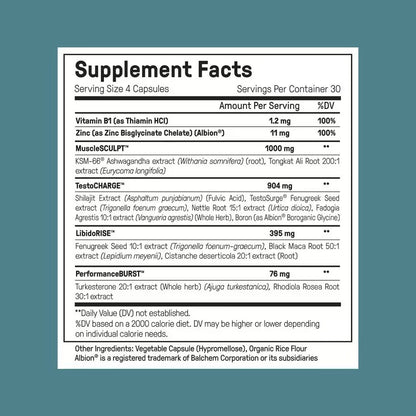 Male testosterone capsules