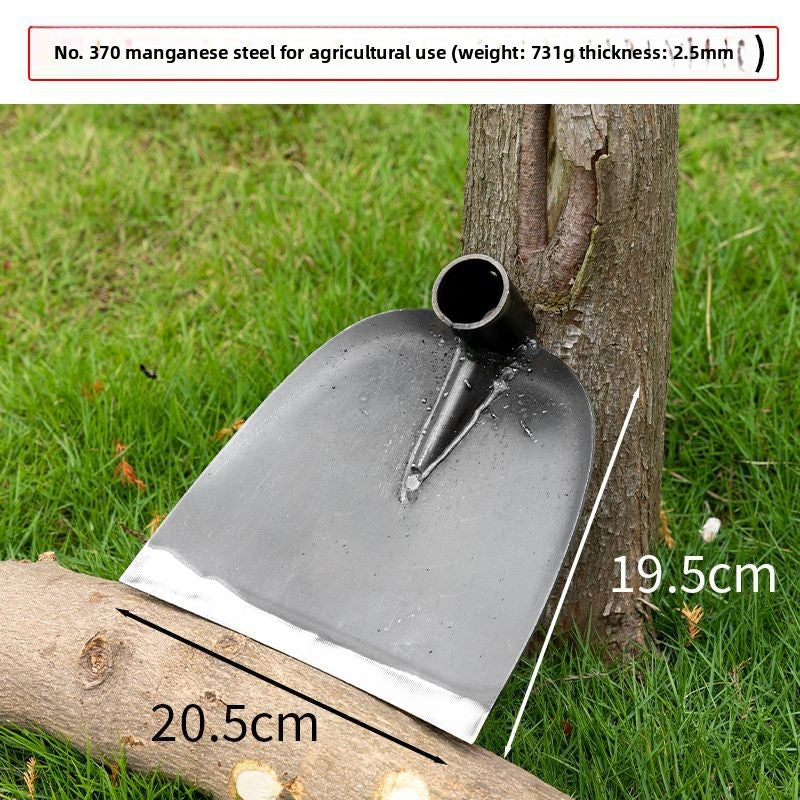 Manganese Steel Garden Digging Hoe with Wooden Handle