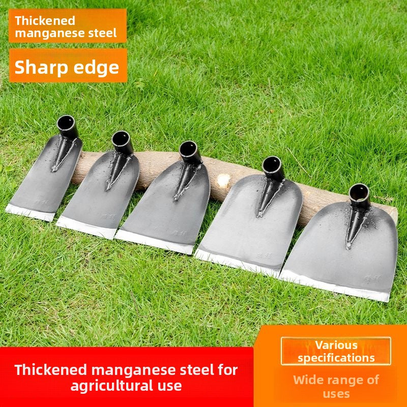 Manganese Steel Garden Digging Hoe with Wooden Handle