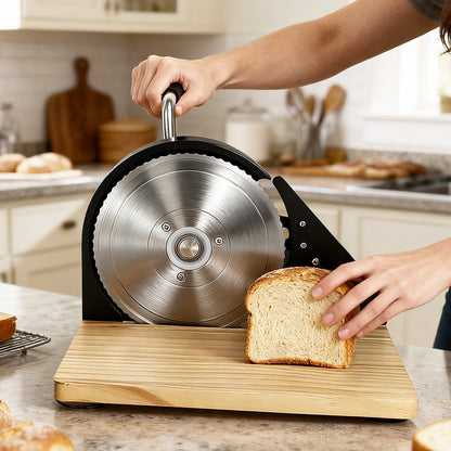 Manual bread slicer