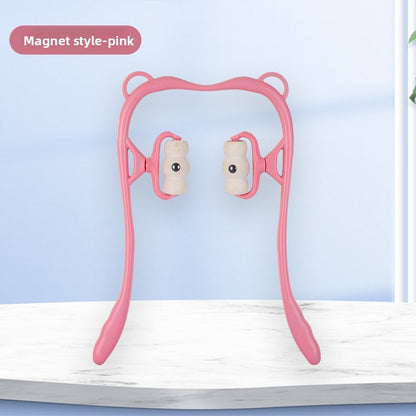 Manual Cervical Neck Massager with 6 Wheels