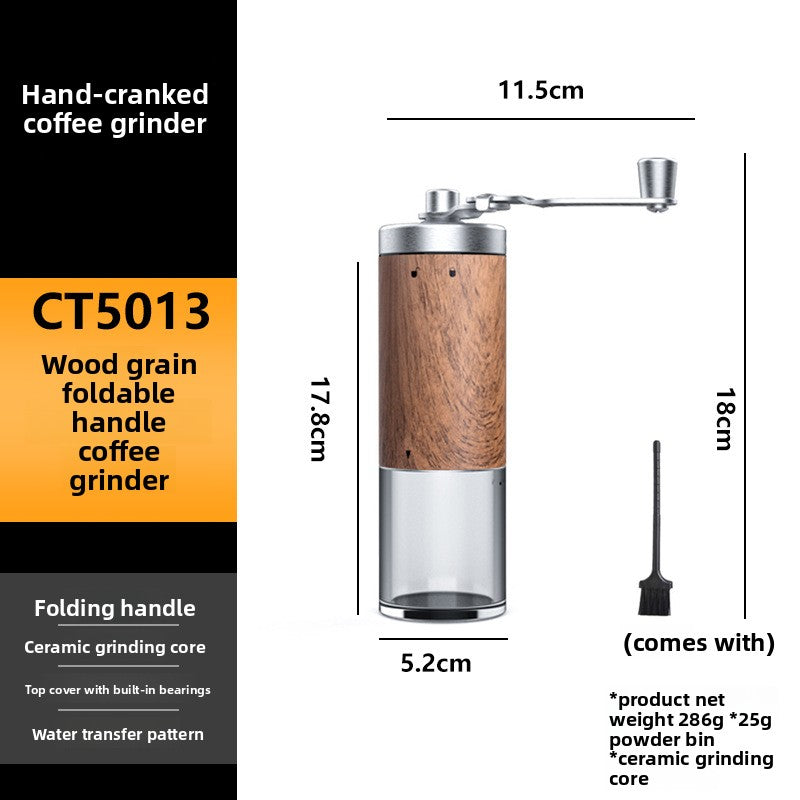 Manual Coffee Grinder Adjustable Ceramic Burr