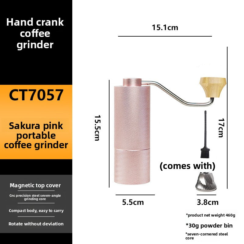 Manual Coffee Grinder Adjustable Ceramic Burr