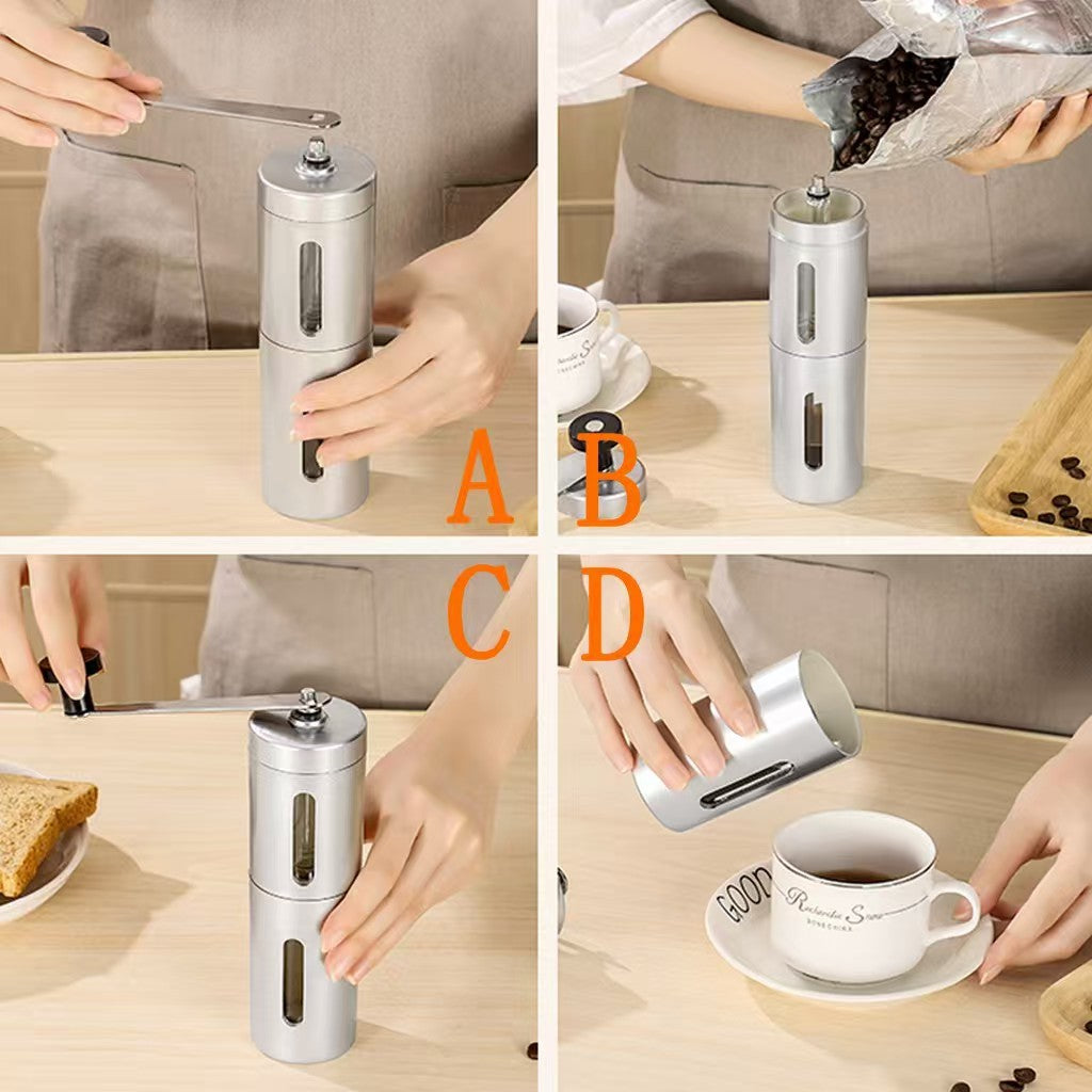Manual Coffee Grinder Stainless Steel Portable