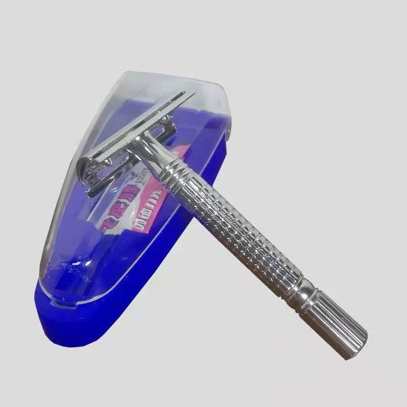 Manual Double-Sided Razor with Blades