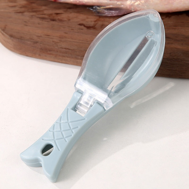 Manual Fish Scale Scraper with Cover
