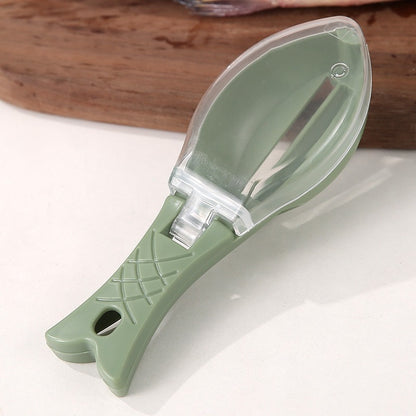 Manual Fish Scale Scraper with Cover