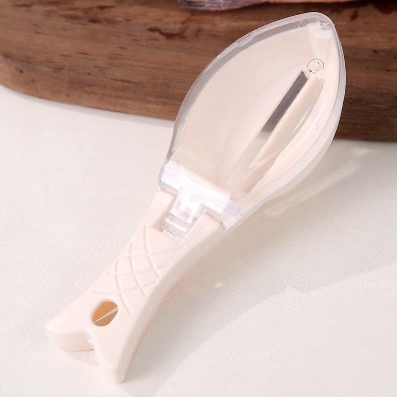 Manual Fish Scale Scraper with Cover