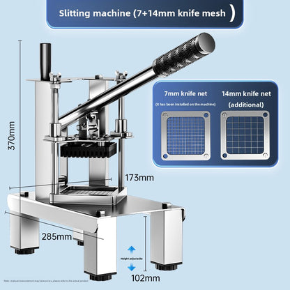 Manual French fries cutter