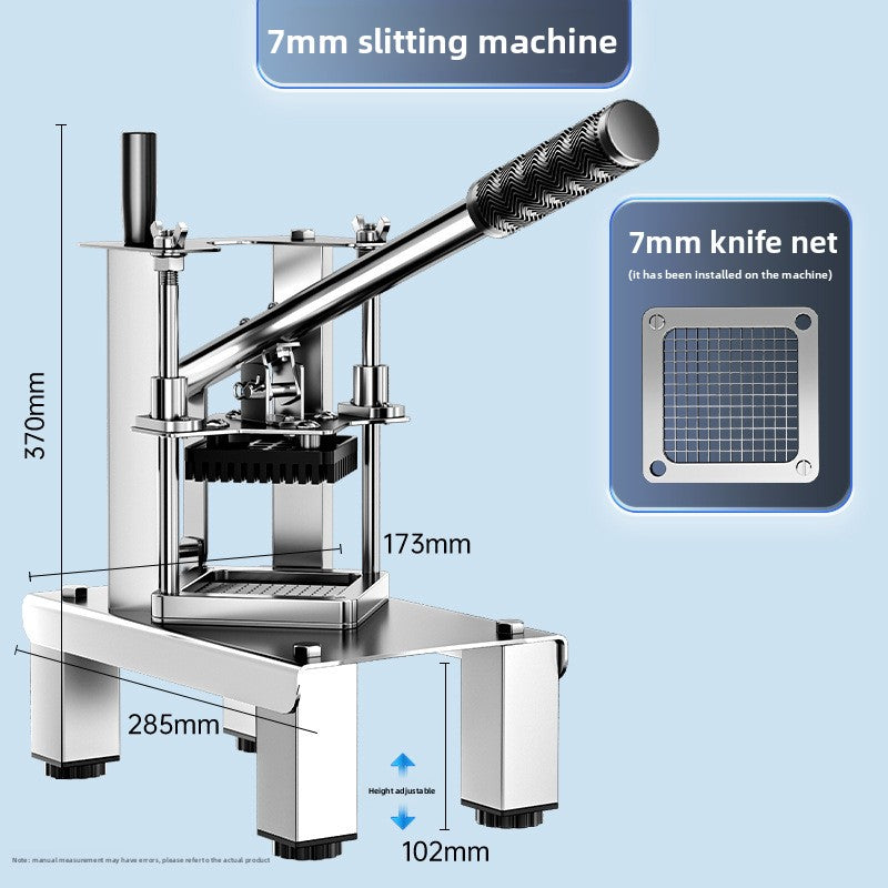 Manual French fries cutter