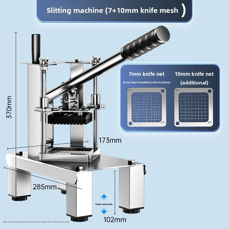 Manual French fries cutter