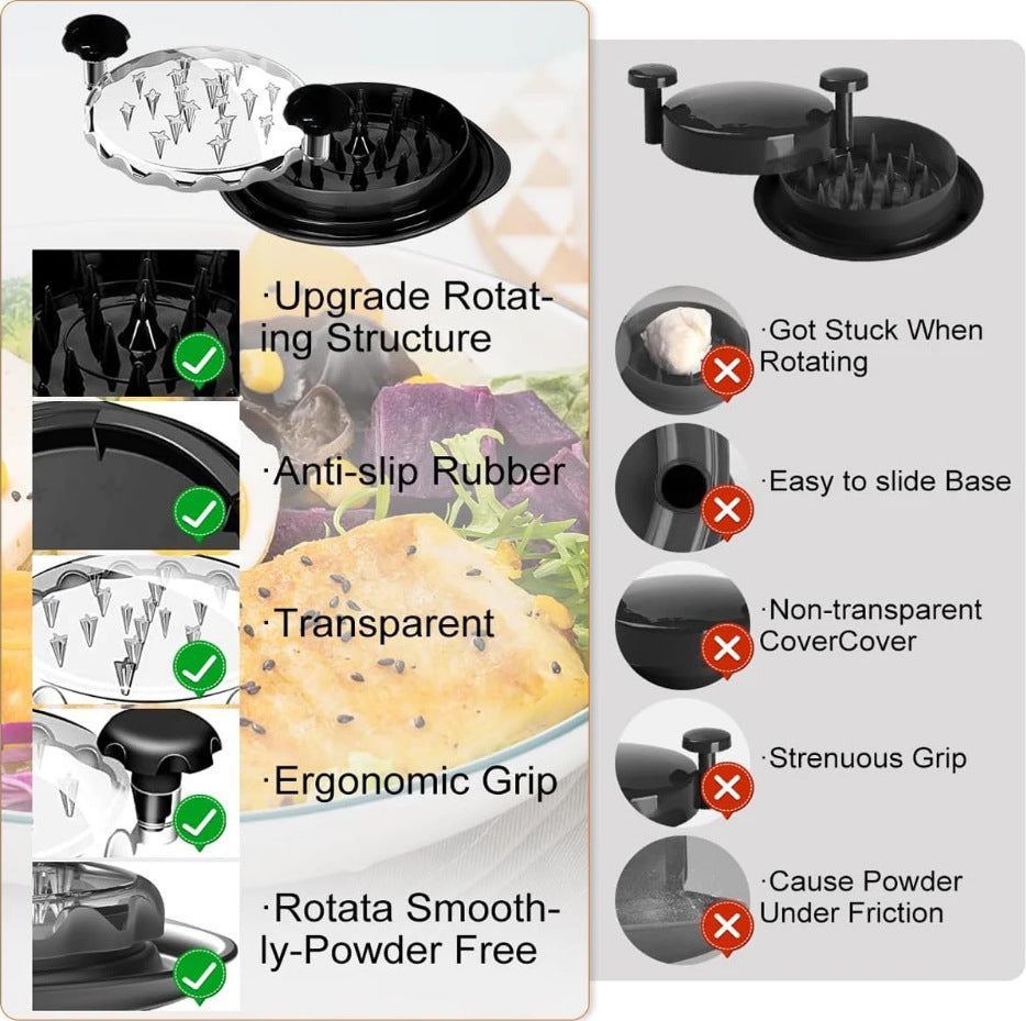 Manual meat grinder