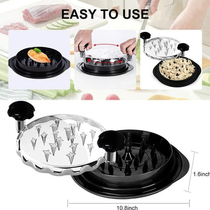 Manual meat grinder