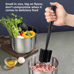 Red meat tamper opp bag paper card