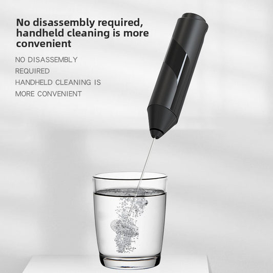 Manual milk frother