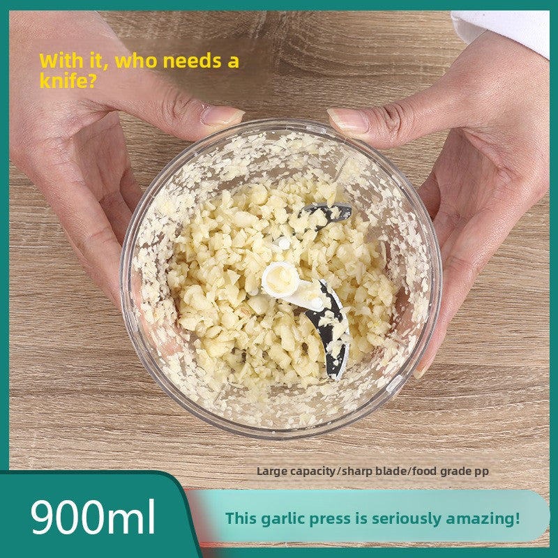 Manual Multifunctional Garlic Chopper Vegetable Cutter