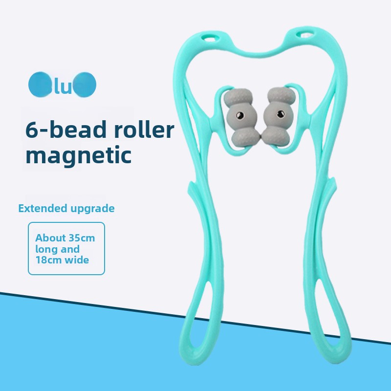 Manual Neck and Back Massager with Magnetic Therapy Option