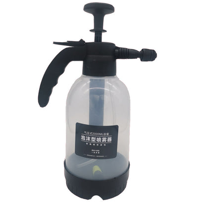 Manual pneumatic foam spray bottle