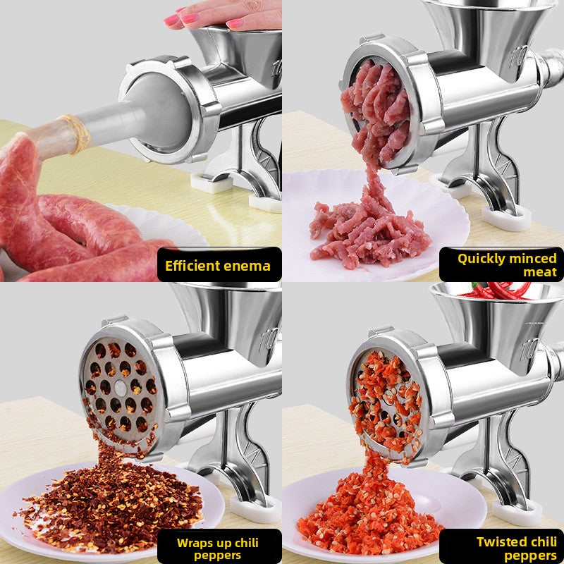 Manual sausage stuffing machine