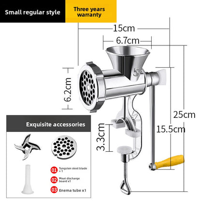 Manual sausage stuffing machine