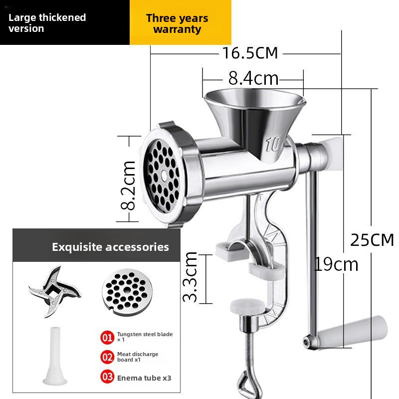 Manual sausage stuffing machine