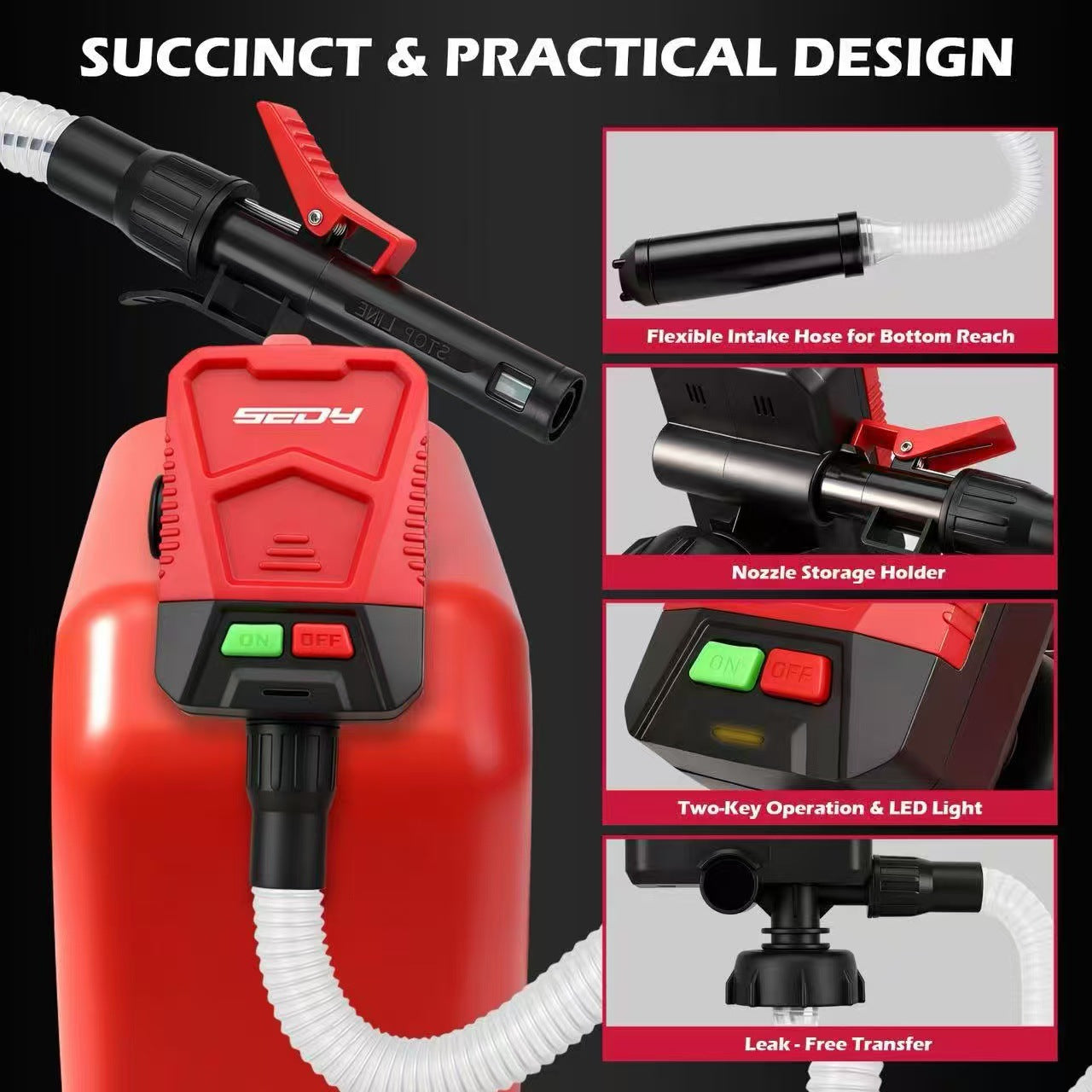 Manual Self-Stopping Oil Fluid Extractor Pump