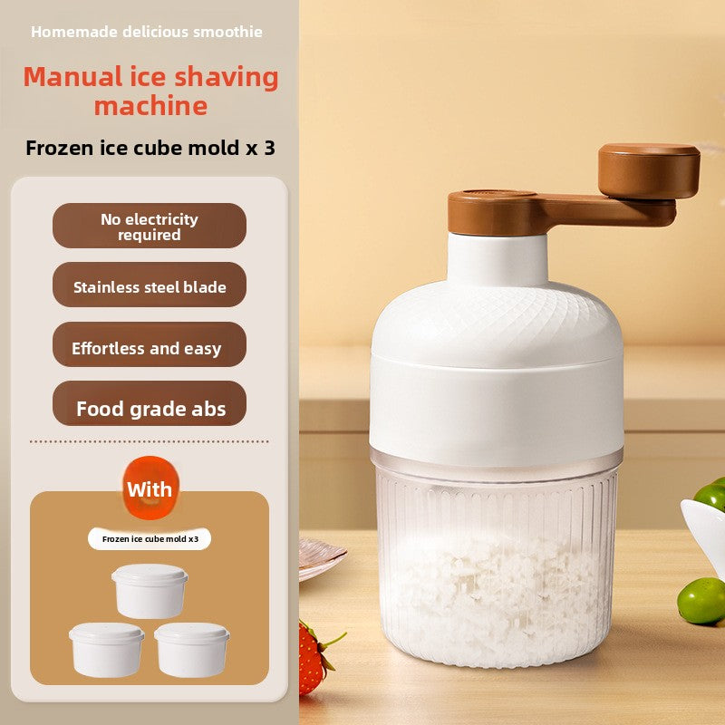 Manual shaved ice small slush machine