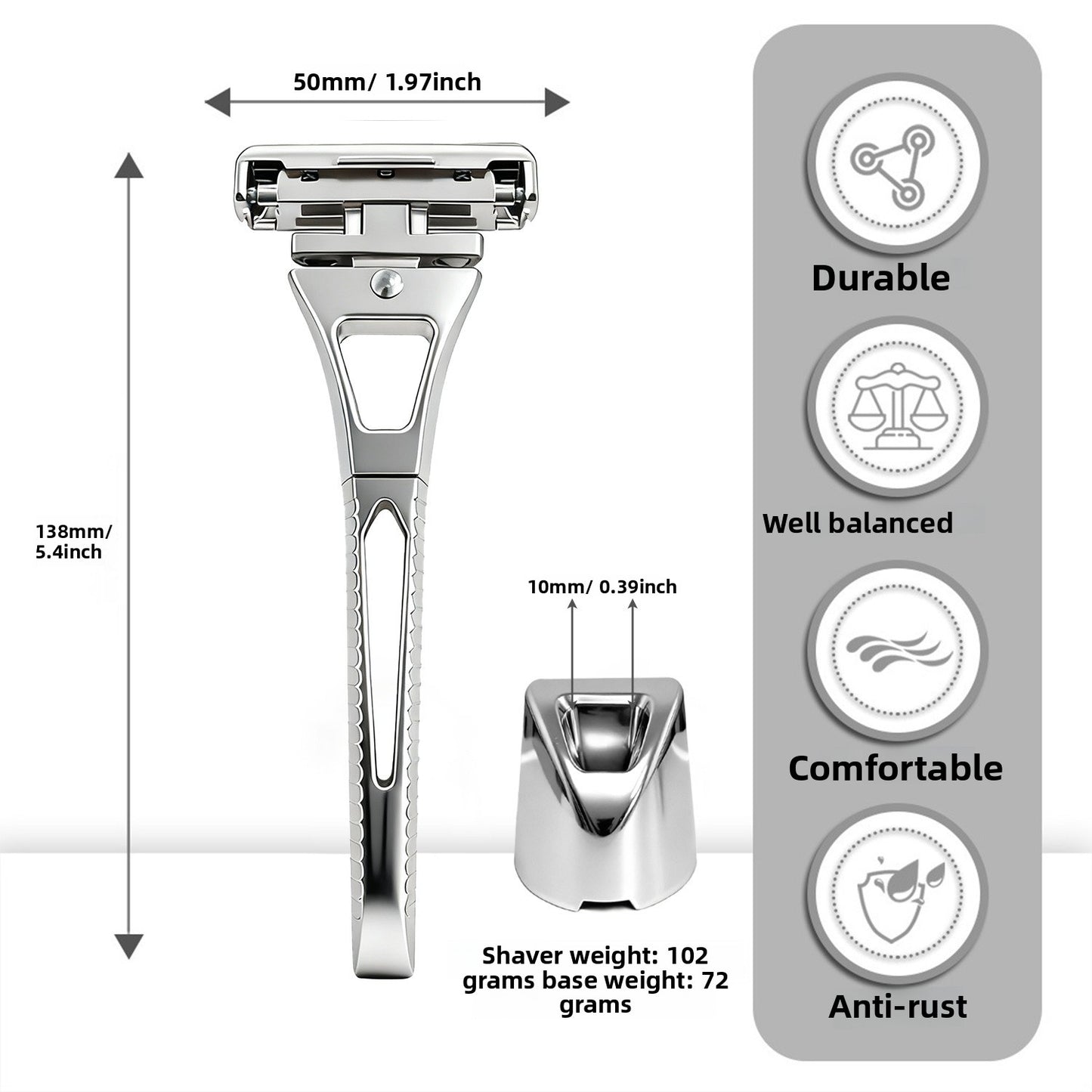 Manual Shaving Razor Set