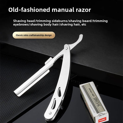 Manual Shaving Razor Stainless Steel Hair Trimmer