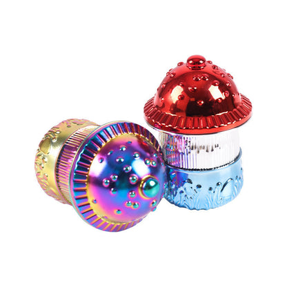 Manual Tobacco Grinder Mushroom Shape