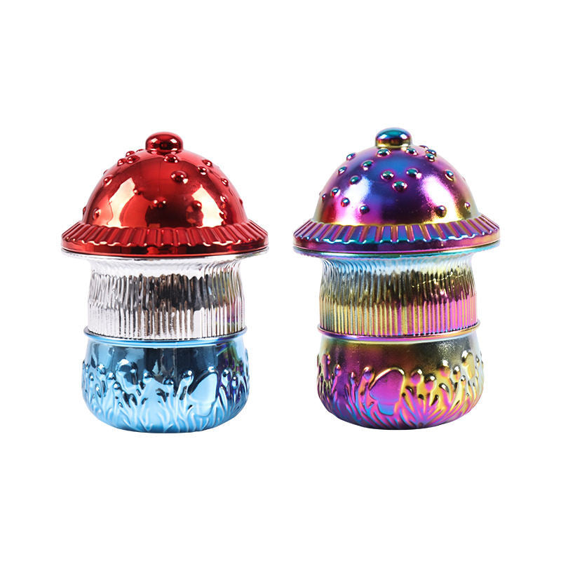 Manual Tobacco Grinder Mushroom Shape