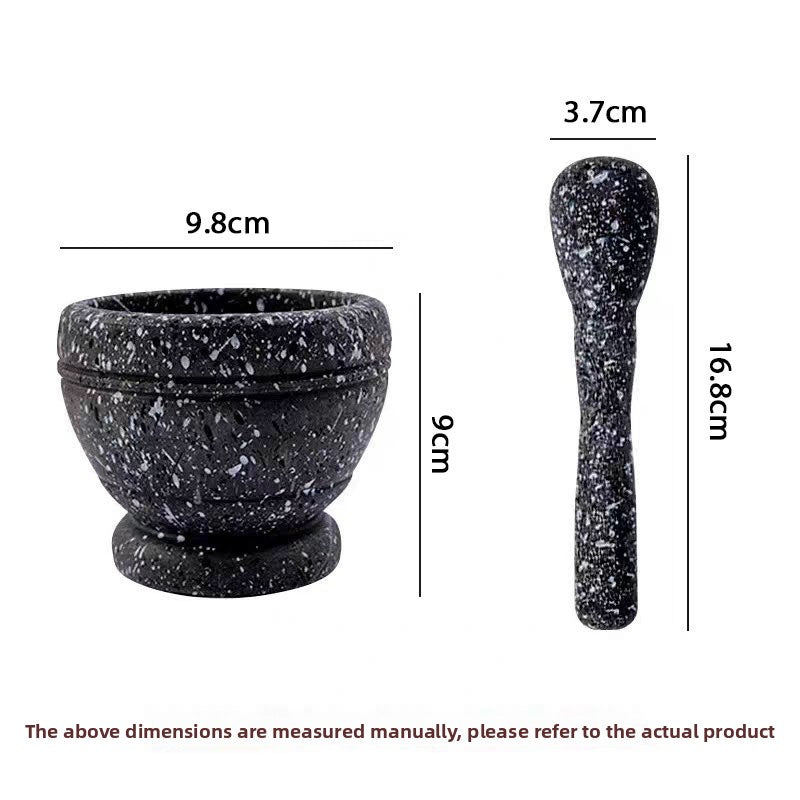 Manual traditional garlic mortar and pestle