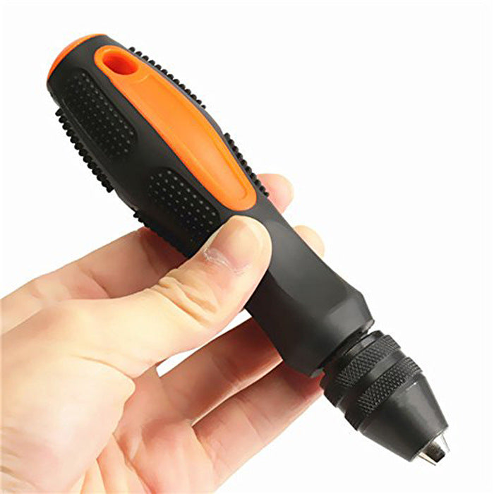 Manual Twist Drill with 0.5-8mm Chuck for Precision Hole Drilling