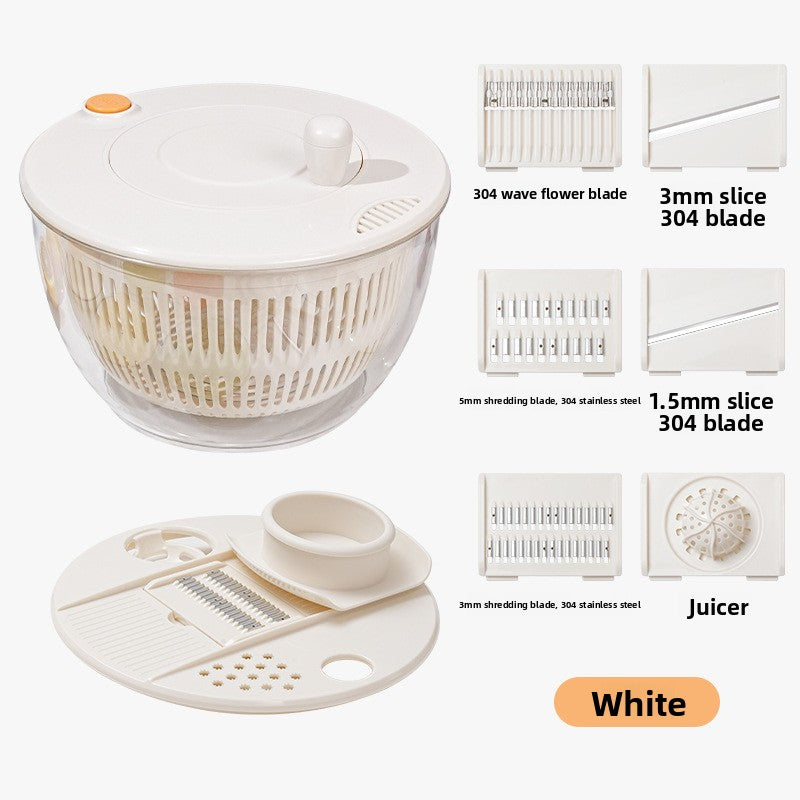 Manual Vegetable Cutter and Salad Spinner
