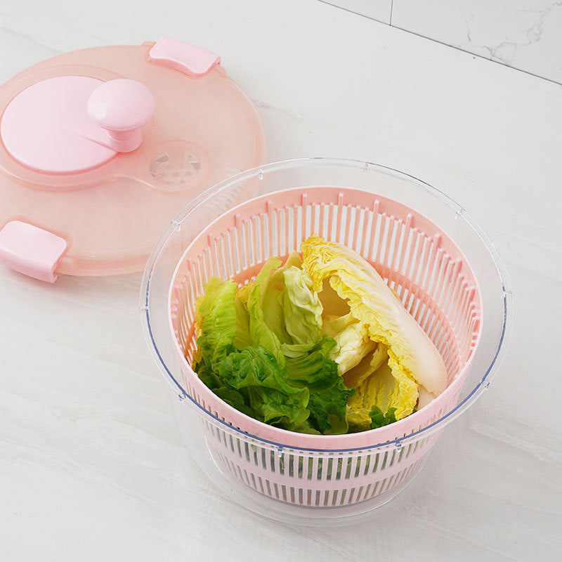 Manual Vegetable Salad Dehydrator Draining Basket