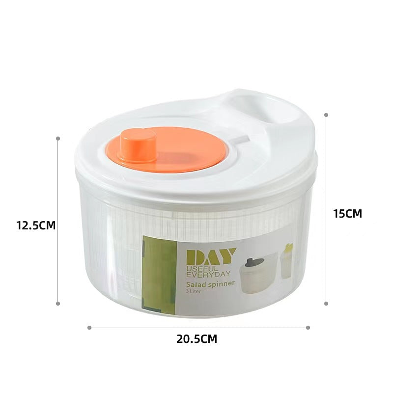 Manual Vegetable Salad Dehydrator Draining Basket